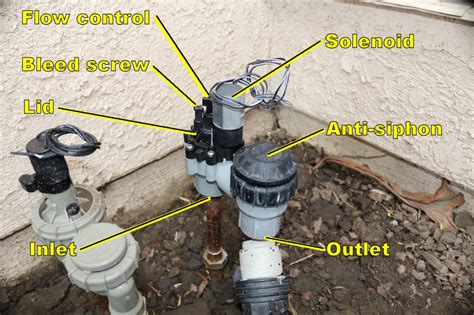 rain bird anti siphon valve leaking|water